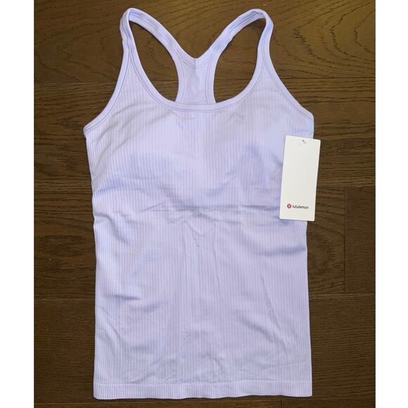 Lululemon Tops - Lululemon Ebb to Street Tank Top Light Support, B/C Cup Lavender Size 8 NWT